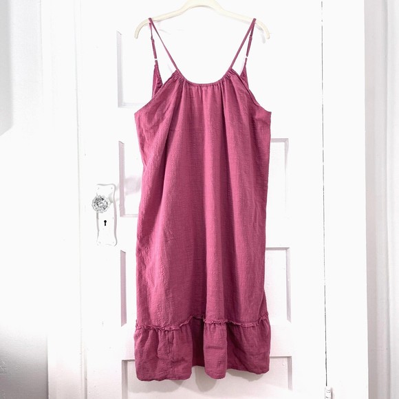 Kona Sol Dresses & Skirts - Kona Sol Dress Extra Large Pink Midi Sleeveless Relaxed Fit Beach Cover Up Flowy